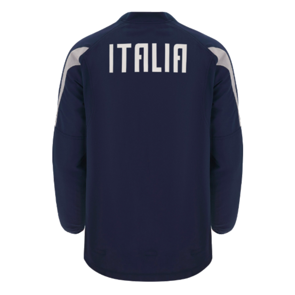 2023-2024 Italy Rugby Contact Top (Navy)