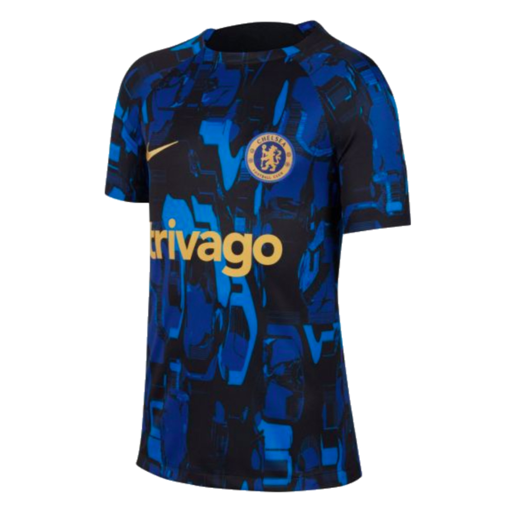 2023-2024 Chelsea Academy Pro Tee (Blue) - Kids (AZPILICUETA 28)