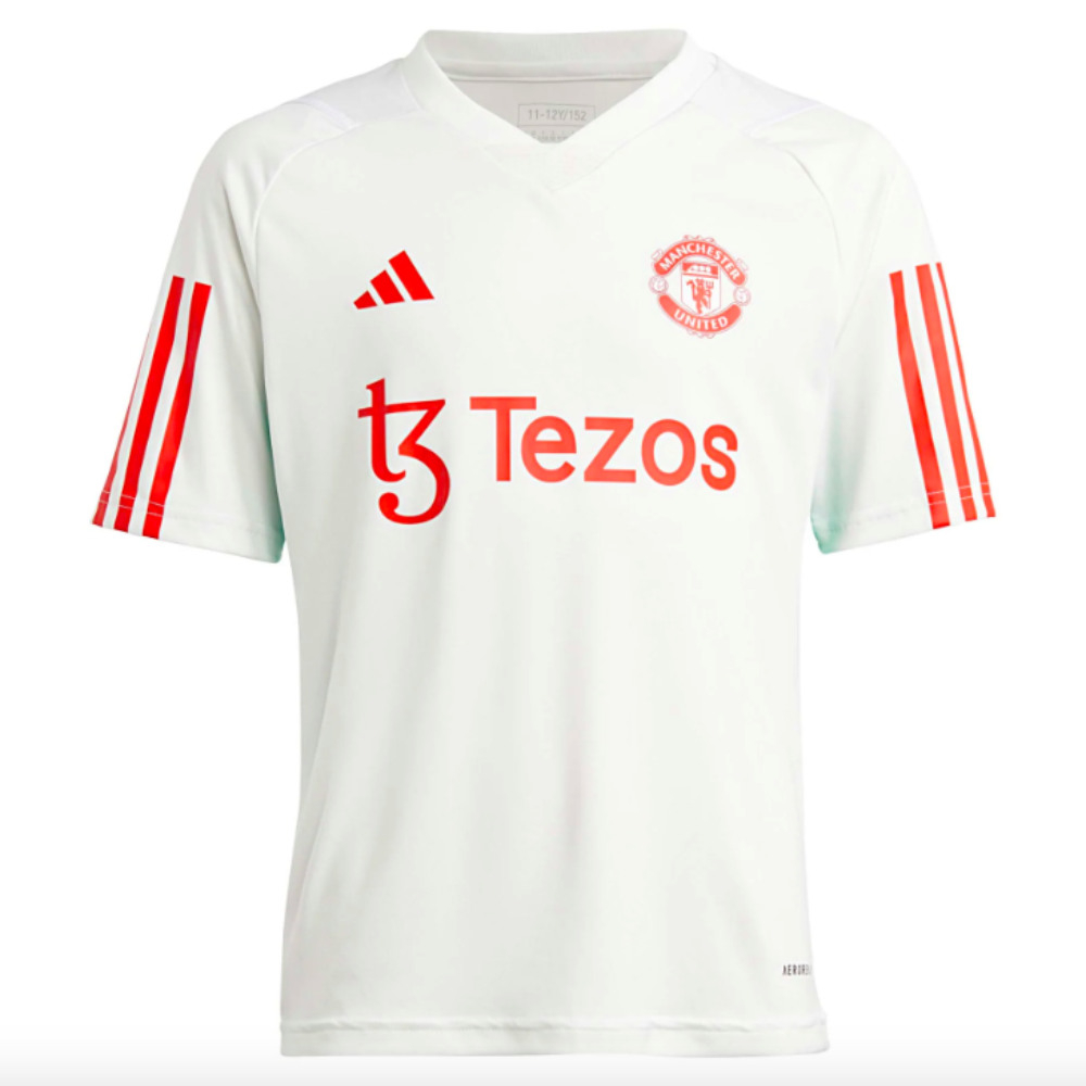 2023-2024 Man Utd Training Jersey (White) - Kids (Sancho 25)