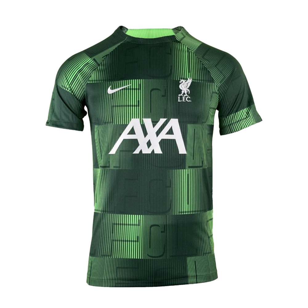 2023-2024 Liverpool Academy Pre-Match Training Shirt (Green) (Barnes 10)