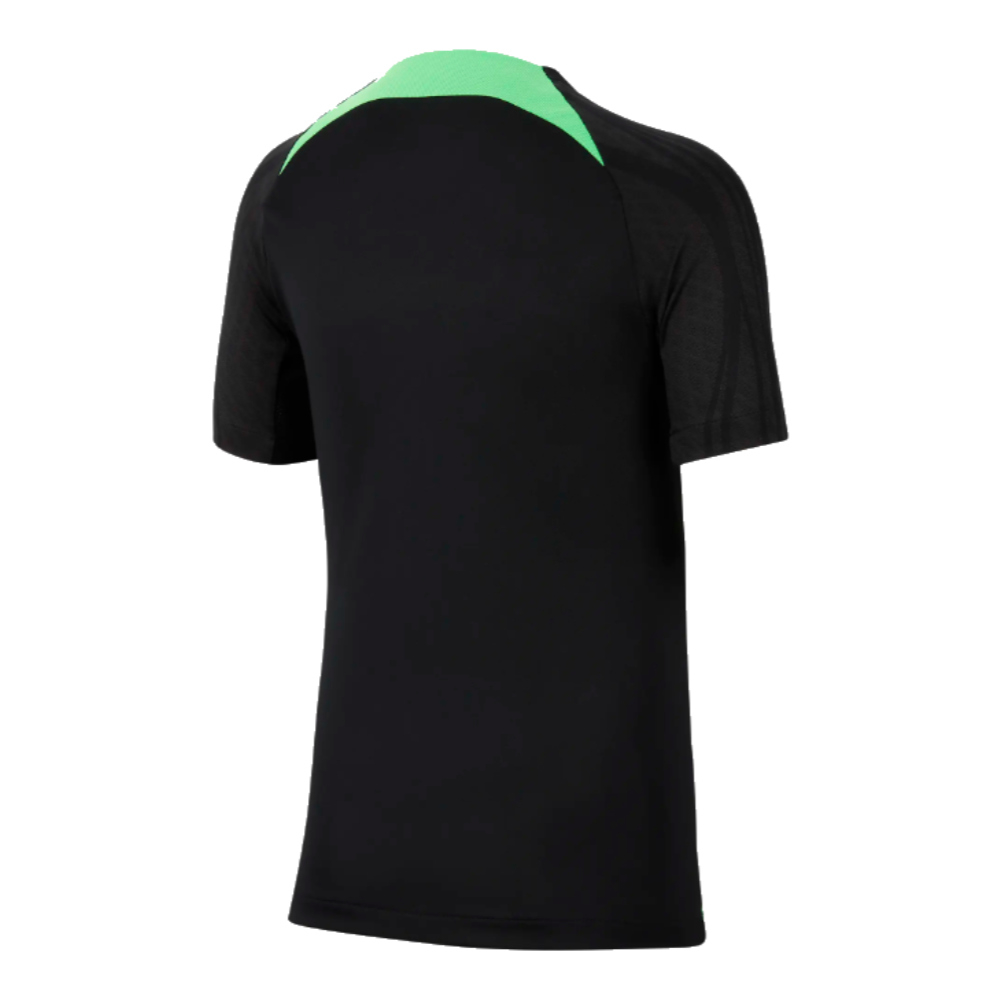 2023-2024 Liverpool Strike Dri-Fit Training Shirt (Black) - Kids (Carvalho 28)