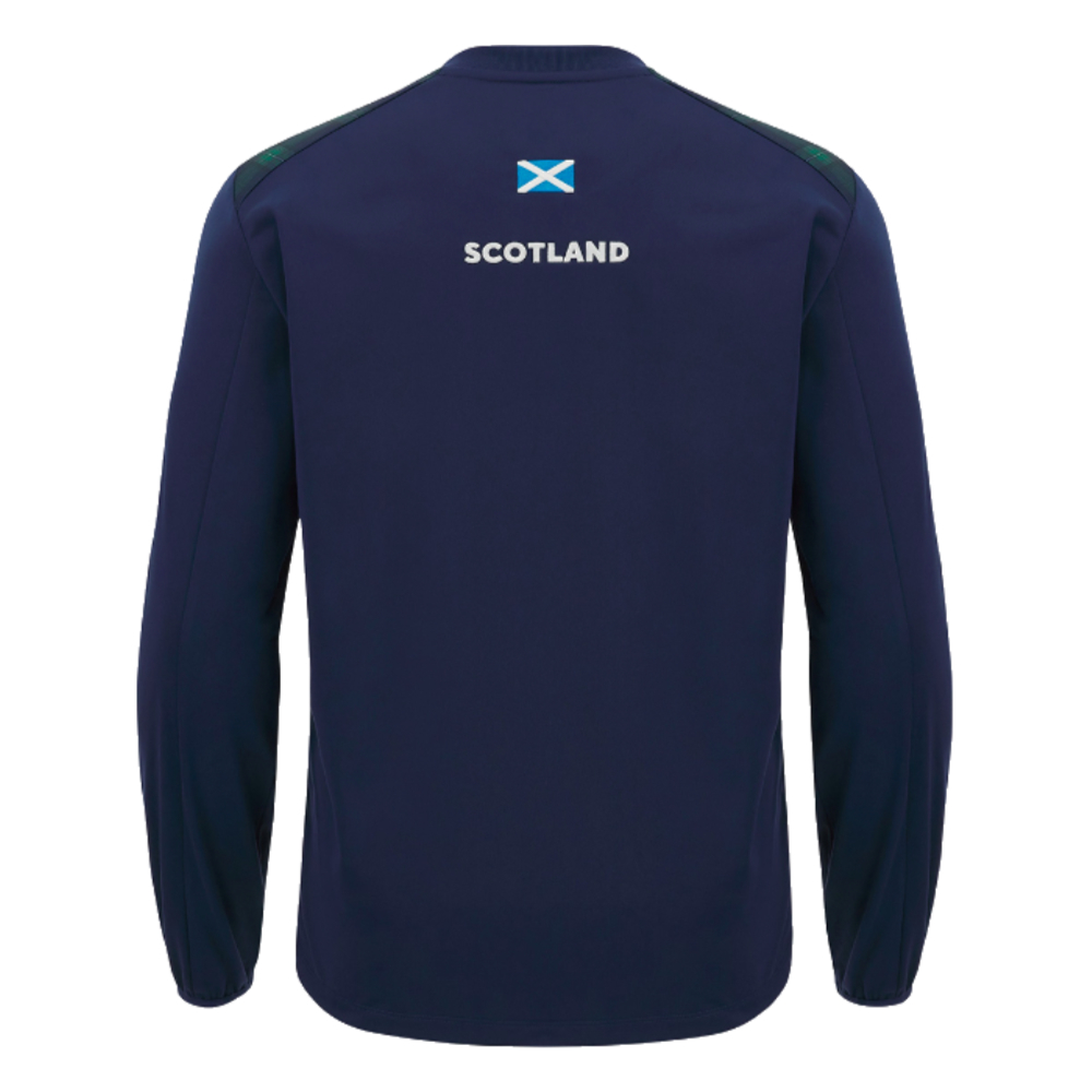 2023-2024 Scotland Rugby Round Neck Training Sweatshirt (Navy)