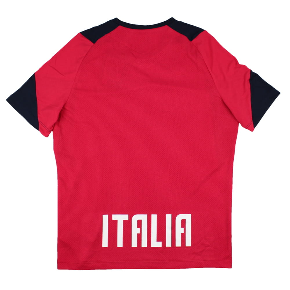 2023-2024 Italy Rugby Player Training Shirt (Red)