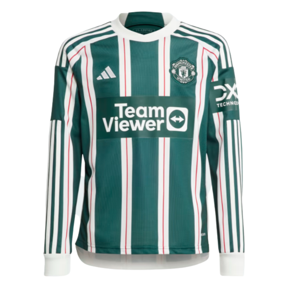 2023-2024 Man Utd Away Long Sleeve Shirt (Kids) (Boe Risa 8)