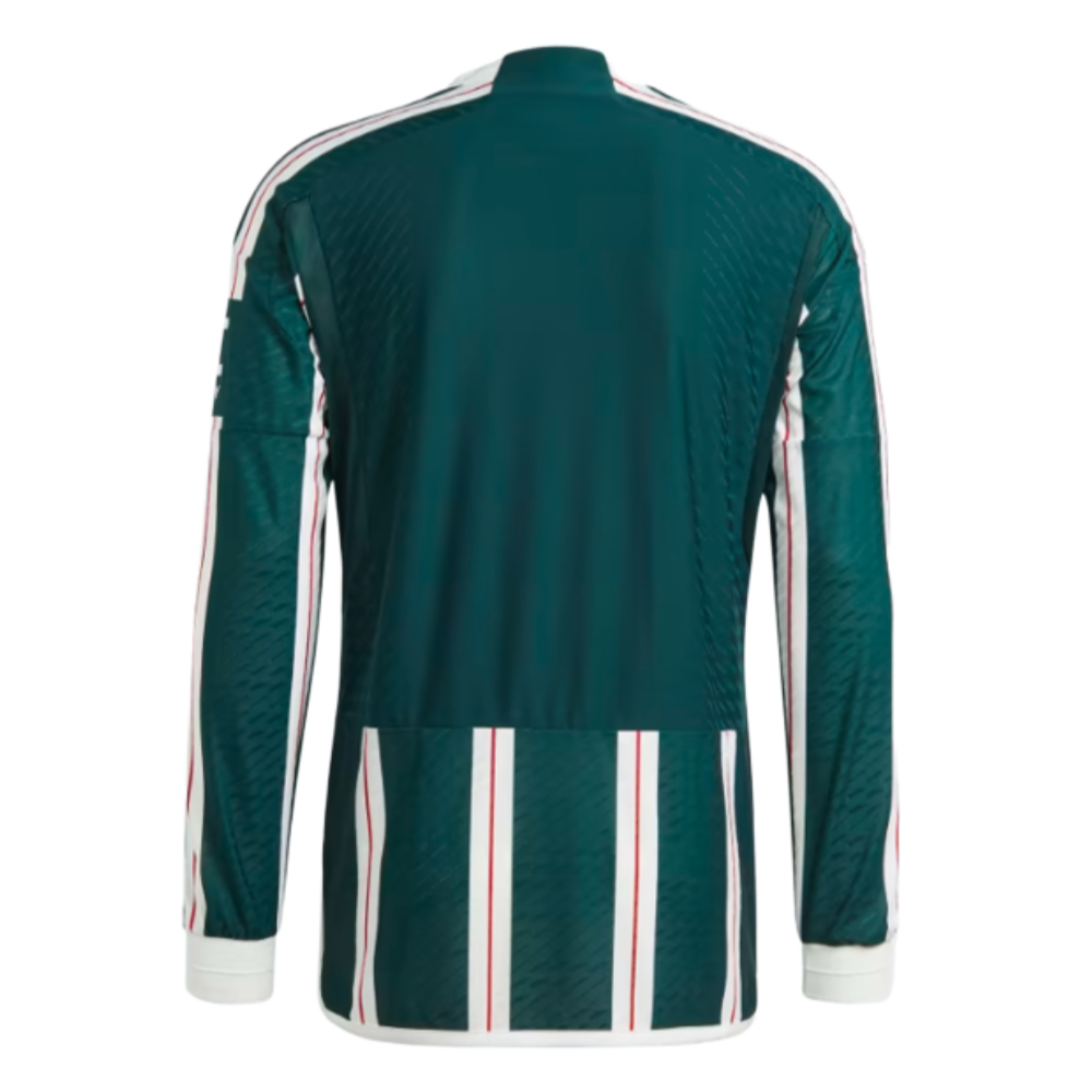 2023-2024 Man Utd Authentic Long Sleeve Away Shirt (Casemiro 18)