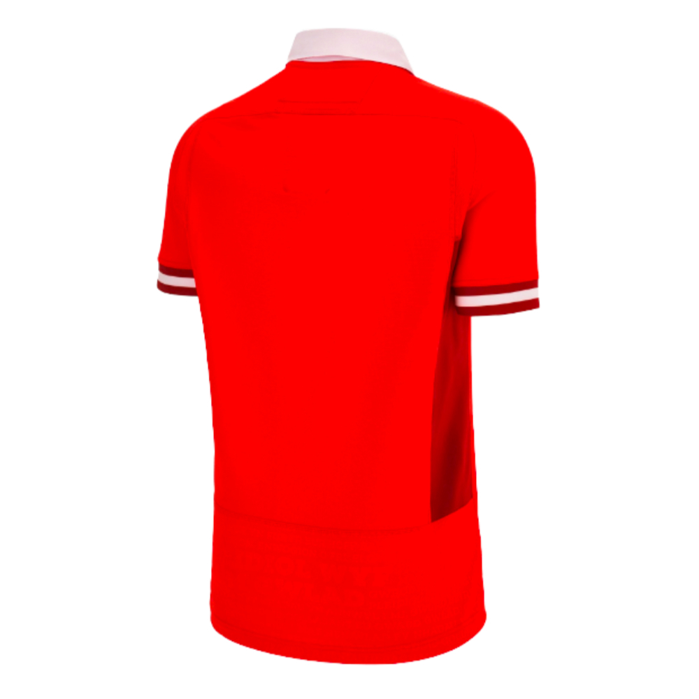 Wales RWC 2023 Home Slim Fit Match Rugby Shirt (Your Name)