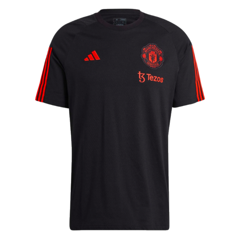 2023-2024 Man Utd Training Tee (Black) (Scholes 18)