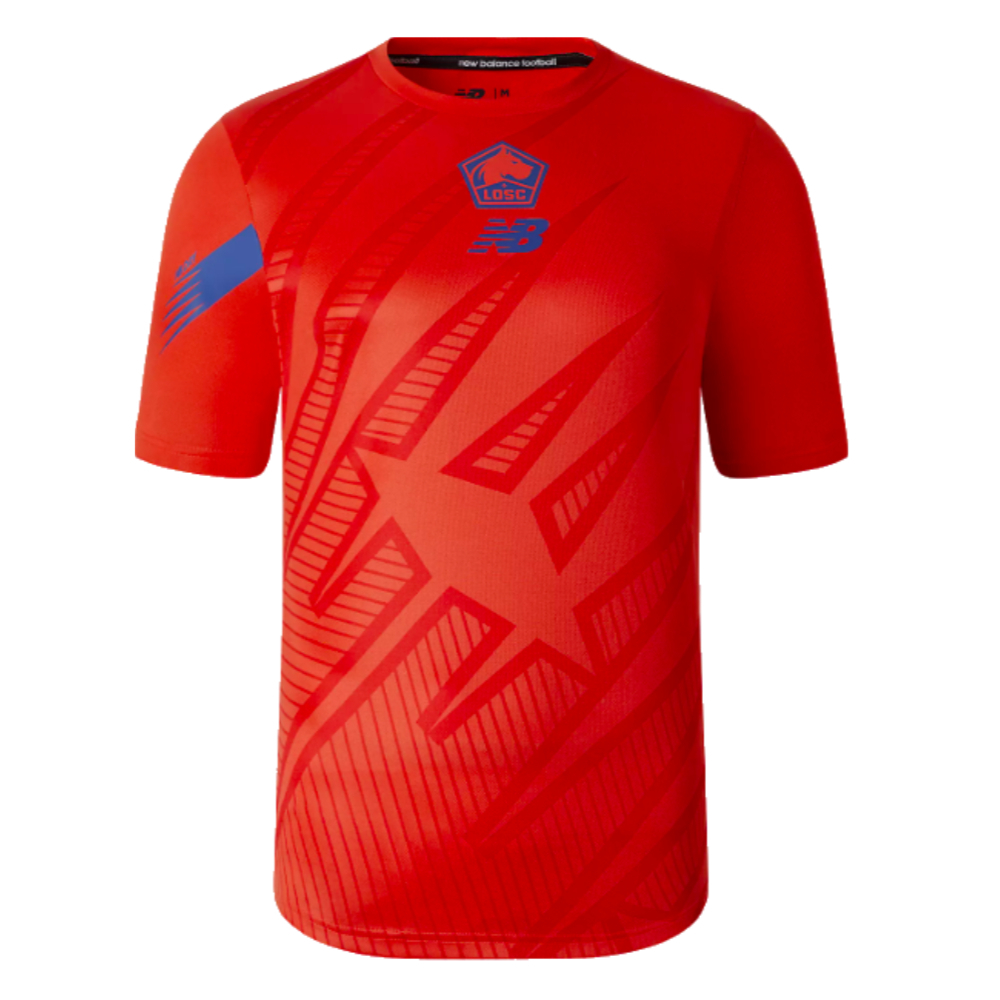 2023-2024 Lille LOSC Lightweight Tee (Red) (Your Name)