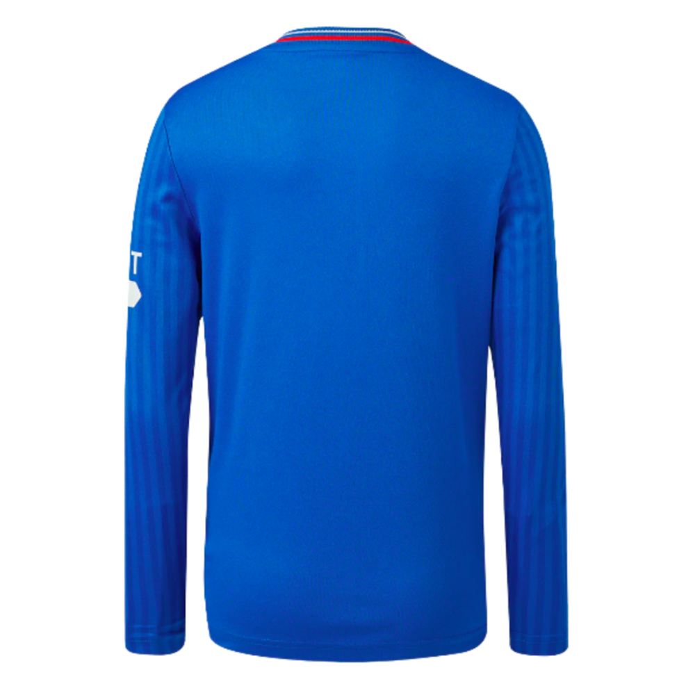 2023-2024 Rangers Long Sleeve Home Shirt (Kids) (Your Name)