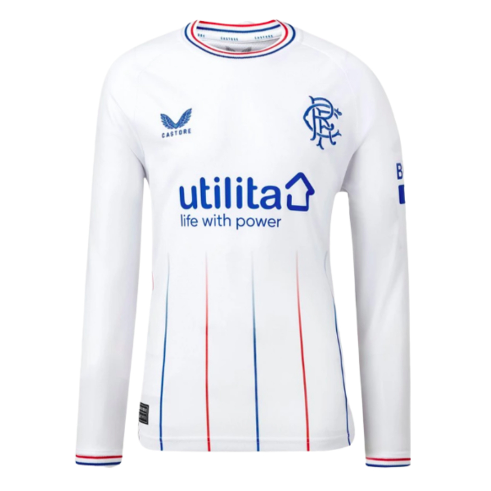 2023-2024 Rangers Away Long Sleeve Shirt (Kids) (Cantwell 13)