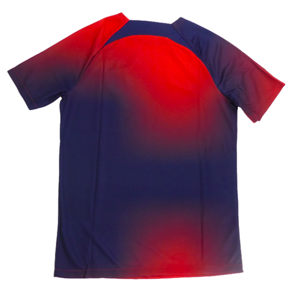 2023-2024 PSG Academy Pro Dri-FIT Pre-Match Shirt (Red) (Hakimi 2)