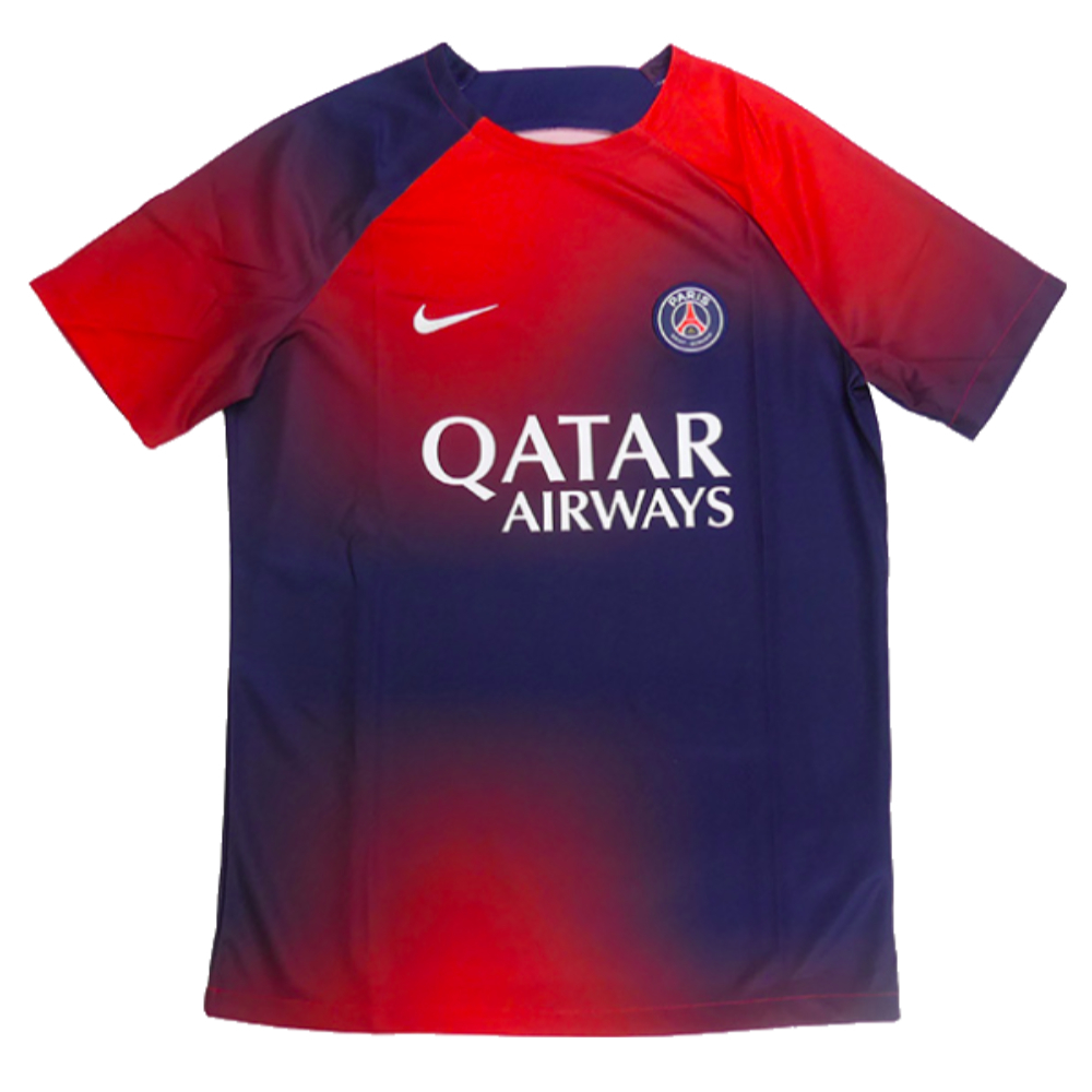 2023-2024 PSG Academy Pro Dri-FIT Pre-Match Shirt (Red) (Ginola 11)