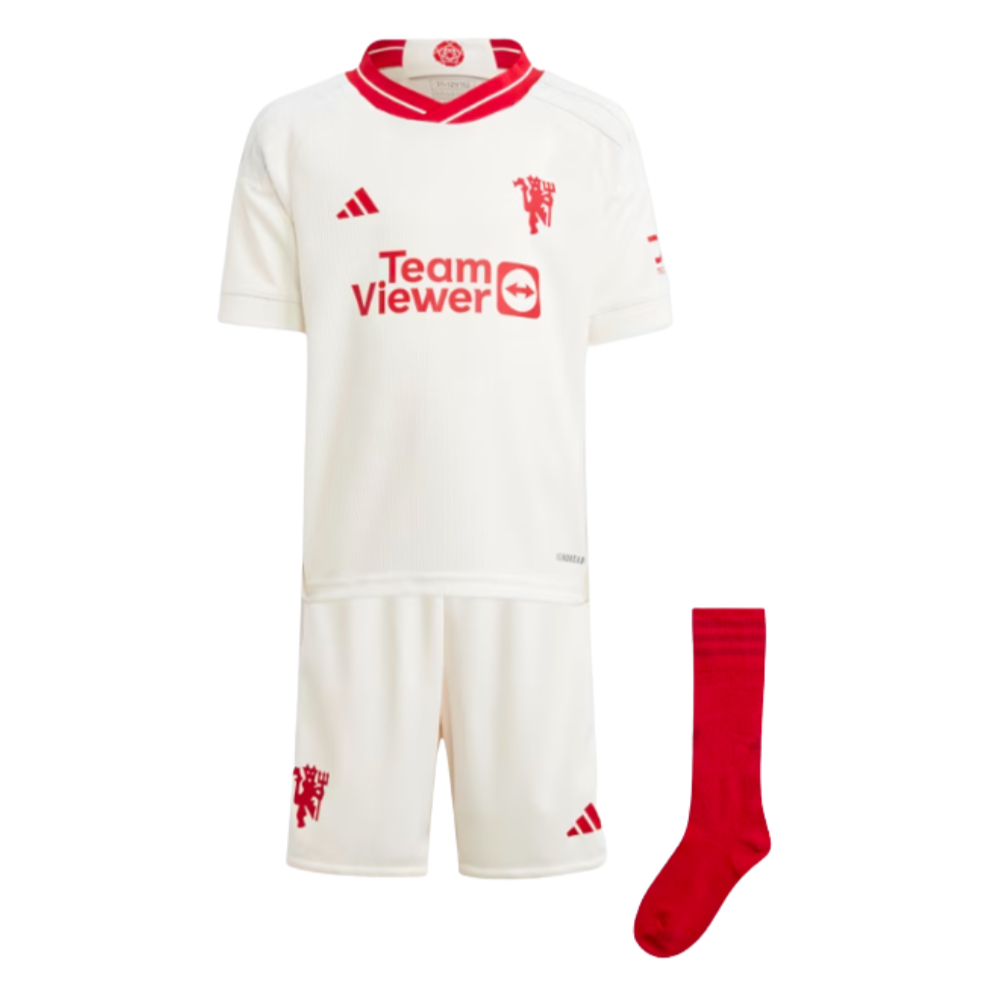 2023-2024 Man Utd Third Mini Kit (Wan Bissaka 29)