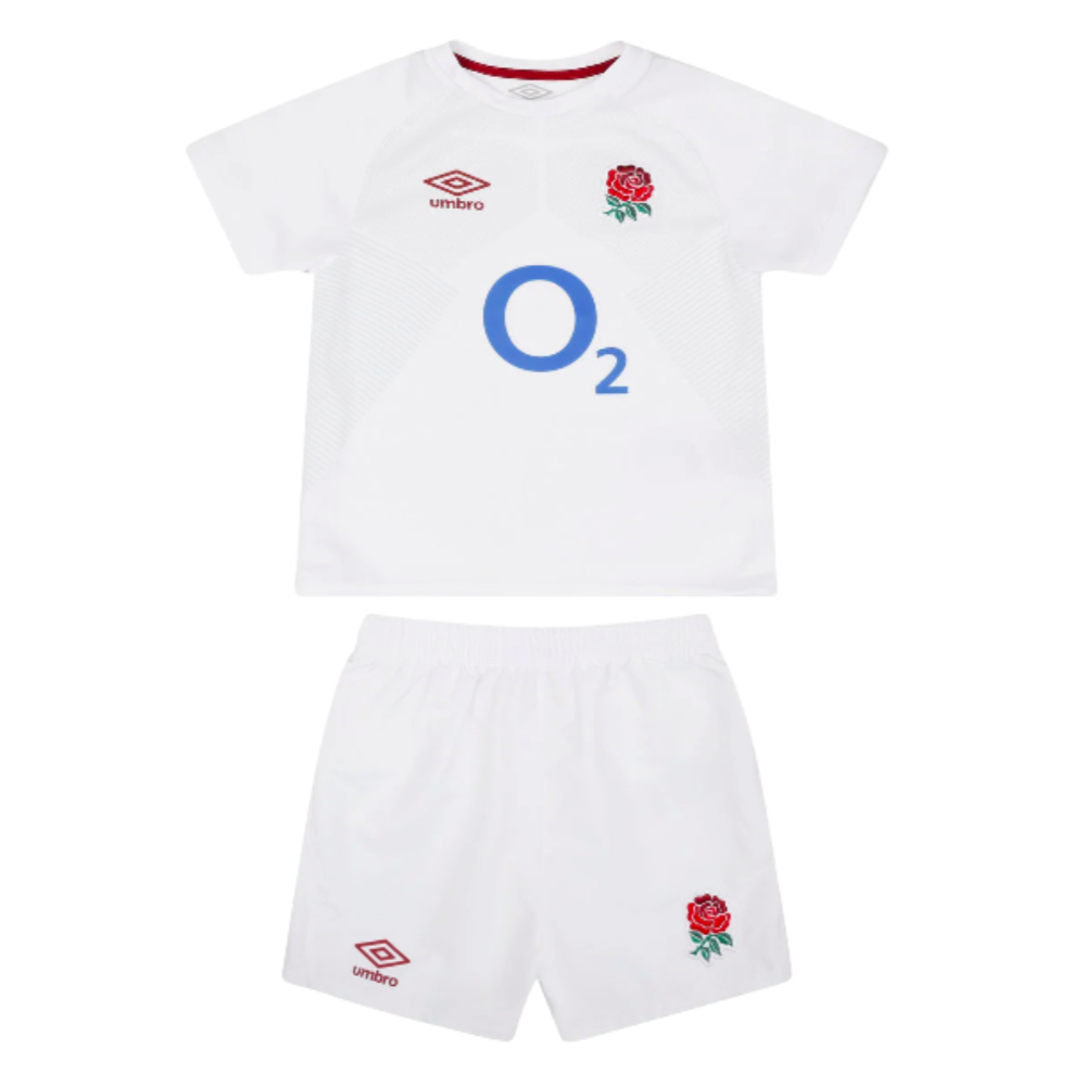 2023-2024 England Rugby Home Replica Infant Kit (Farrell 10)