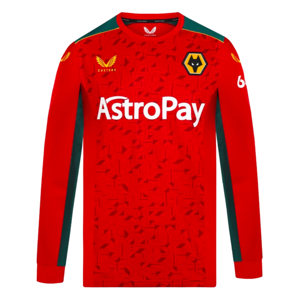 2023-2024 Wolves Long Sleeve Away Shirt (Doherty 2)