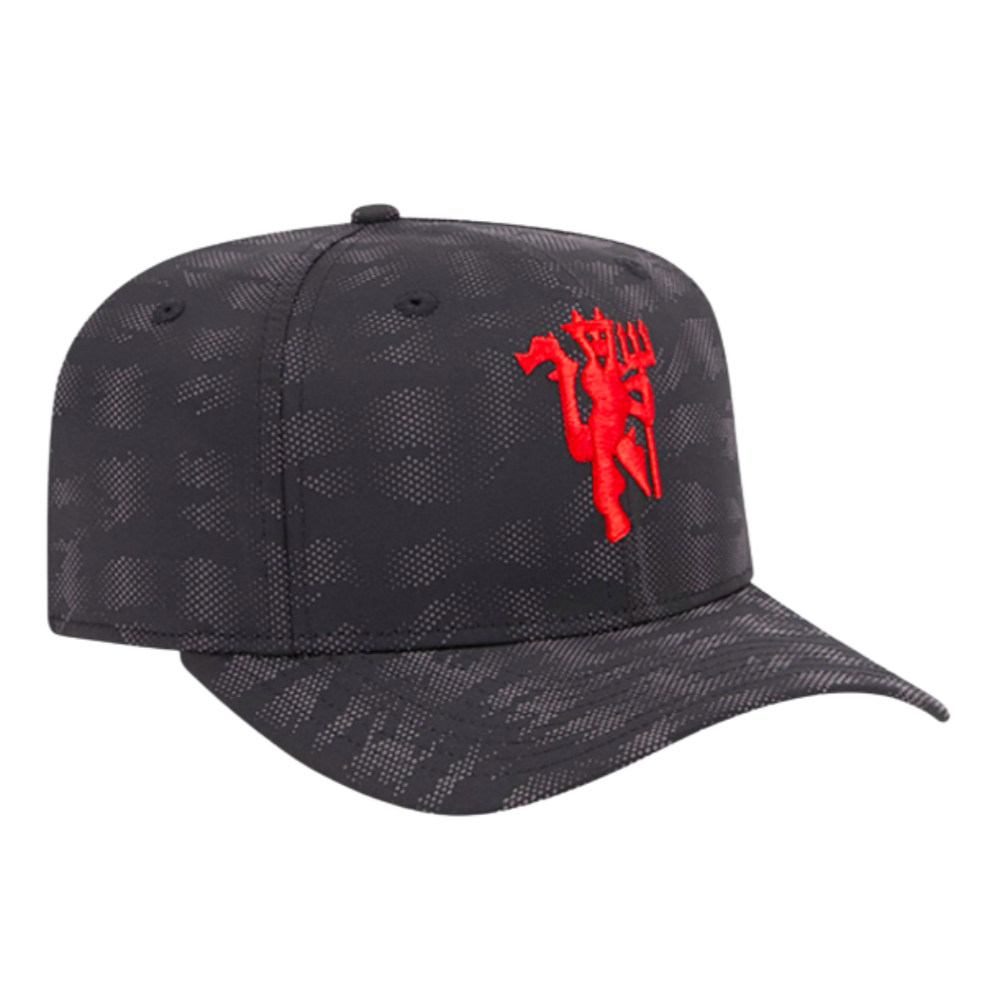 Manchester United Reflective 9FIFTY Stretch Snap Cap (Black)