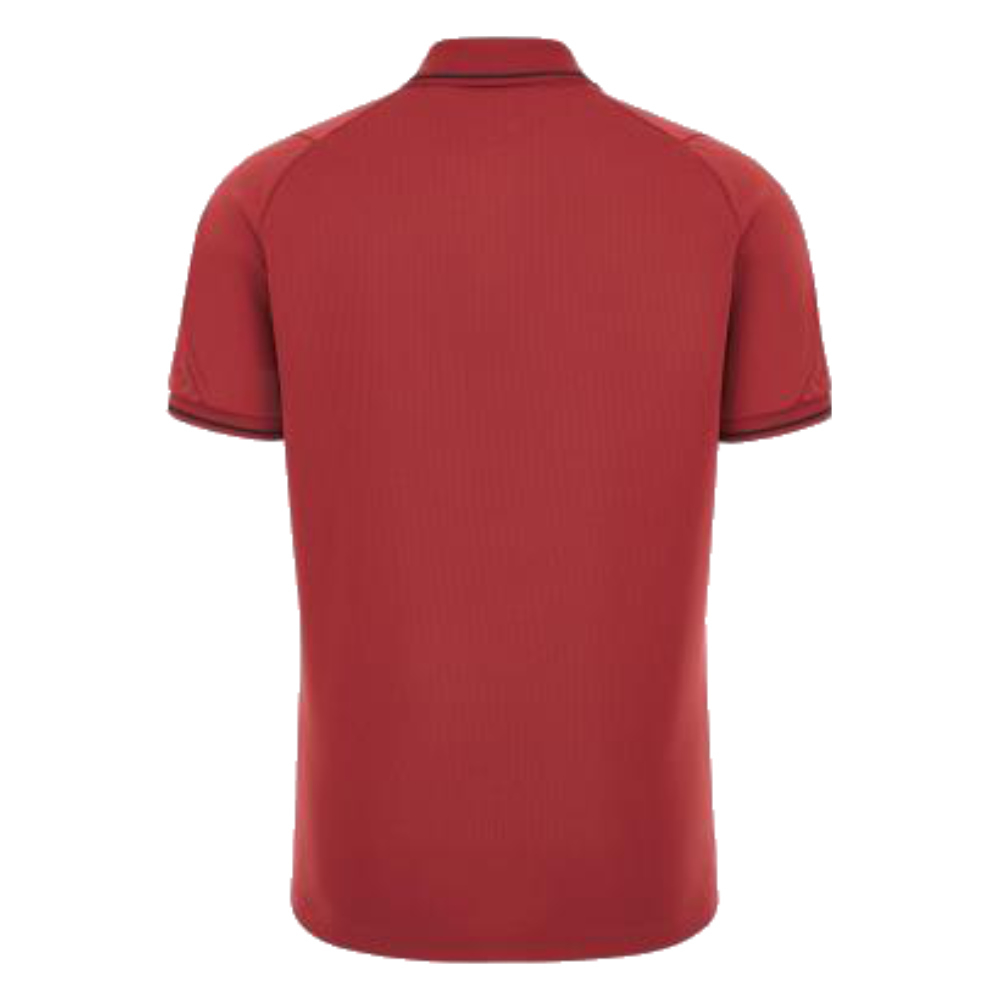 2023-2024 Wales Rugby Travel Polo Shirt (Red)