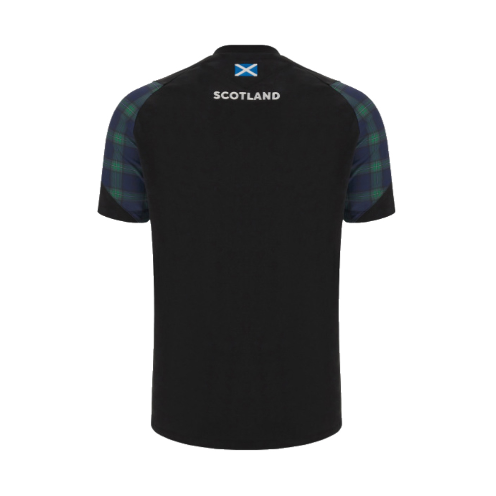 2023-2024 Scotland Rugby Travel Cotton Tee (Black) - Kids