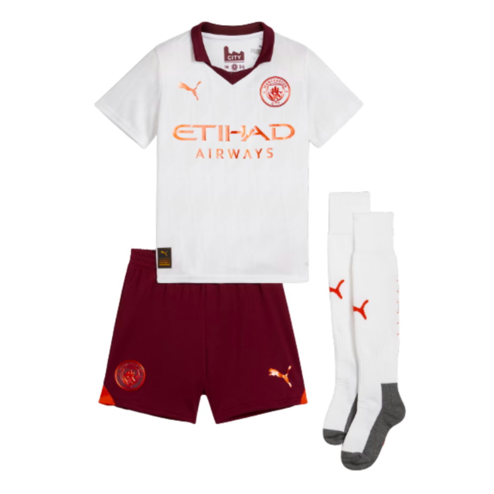 2023-2024 Man City Away Mini Kit (GREALISH 10)