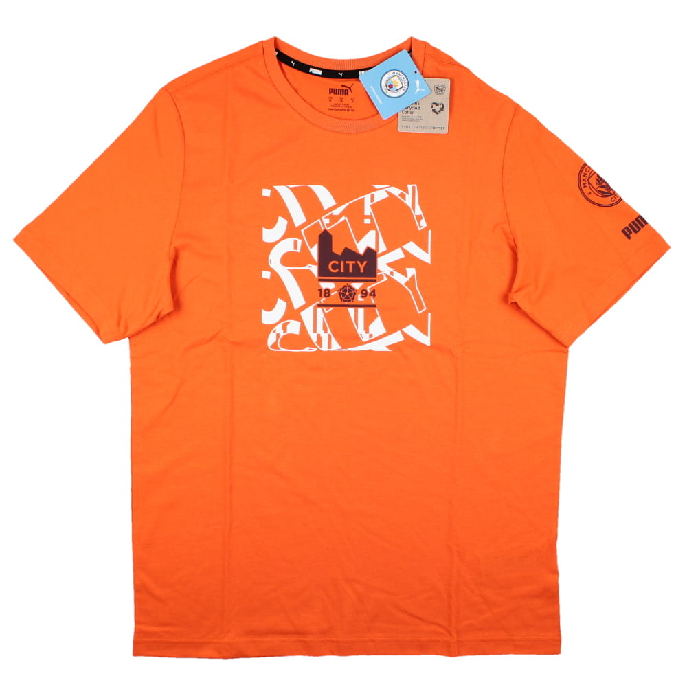 2023-2024 Man City FtblCore Graphic Tee (Cayenne Pepper) (Fowler 8)