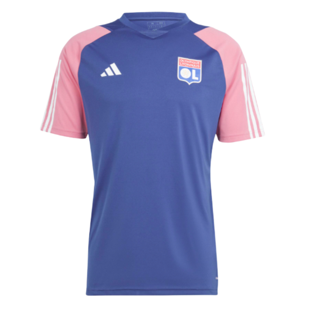 2023-2024 Olympique Lyon Training Jersey (Navy) (Benrahma 17)