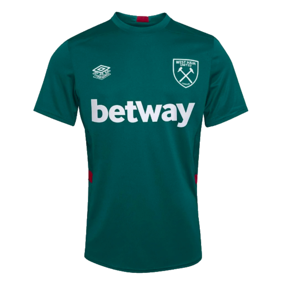 2023-2024 West Ham Training Jersey (Alexanderite) (MOORE 6)