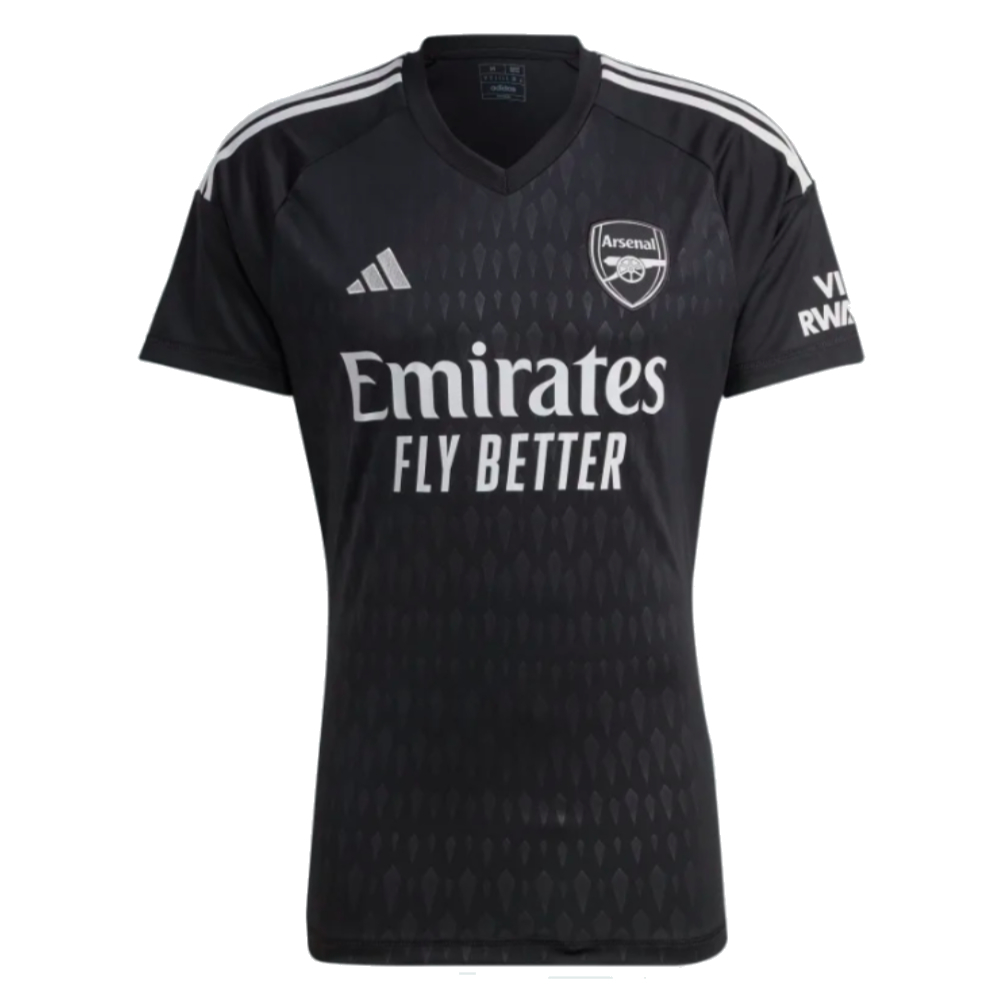 2023-2024 Arsenal Home Goalkeeper Shirt (Black) (Raya 22)