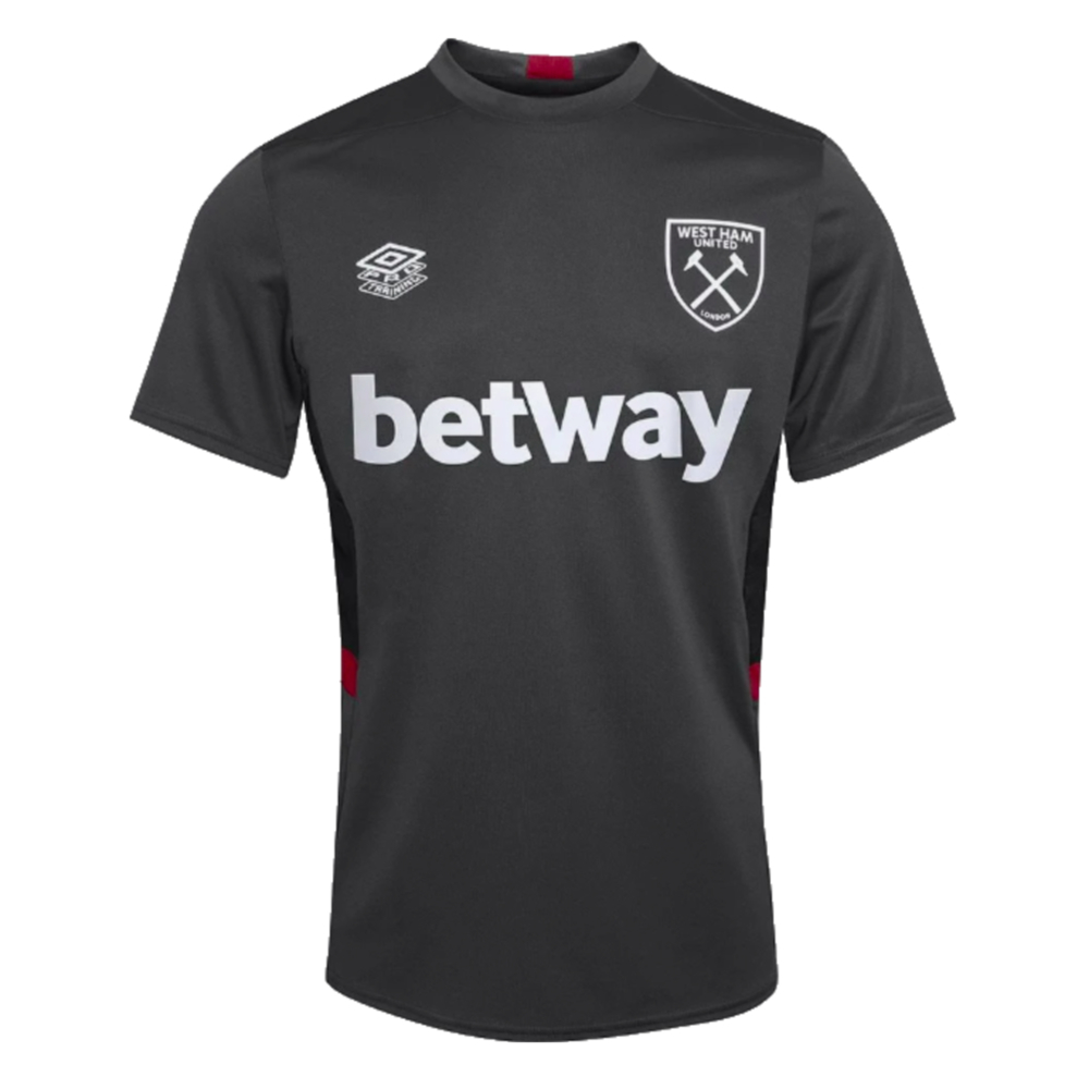 2023-2024 West Ham Training Jersey (Carbon) (Your Name)