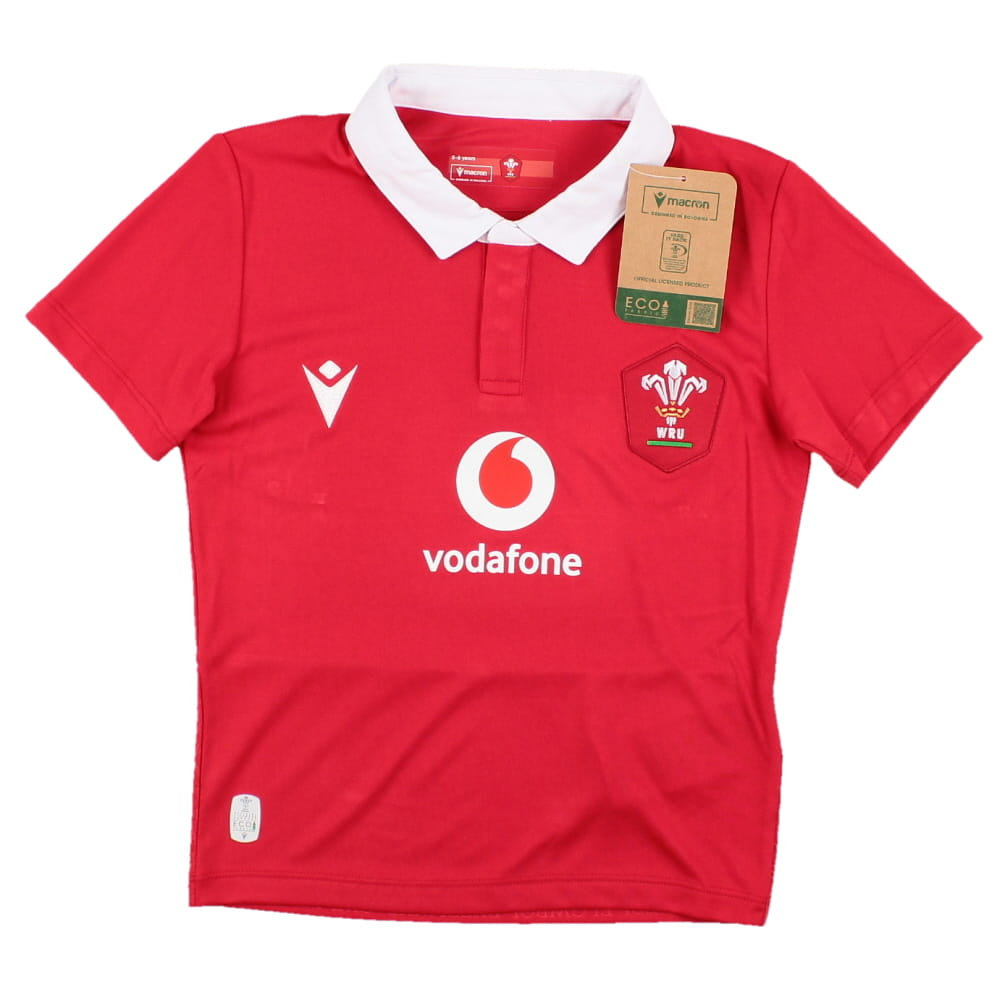 2023-2024 Wales Rugby Home Toddlers Shirt (Warburton 7)