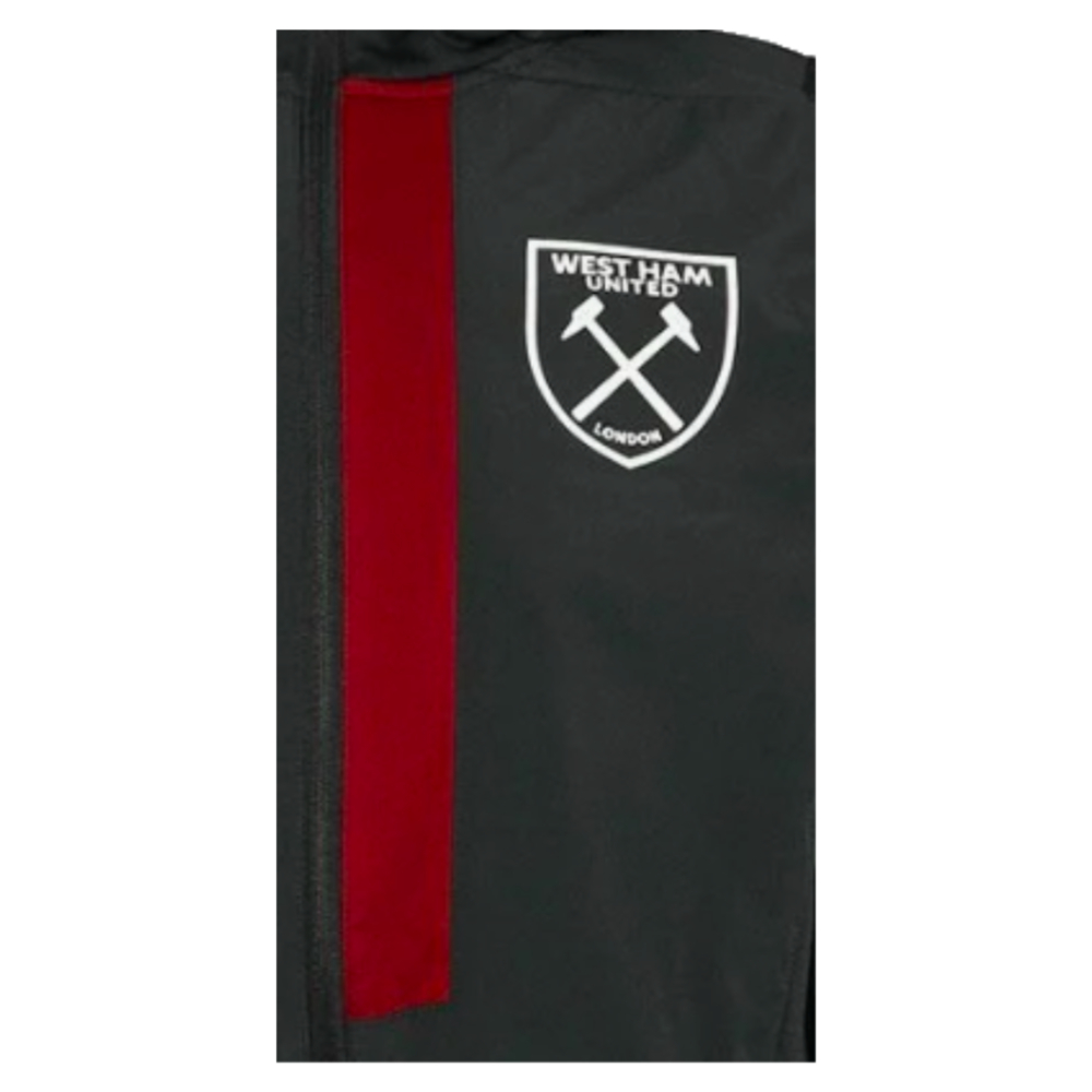 2023-2024 West Ham Hooded Jacket (Black)