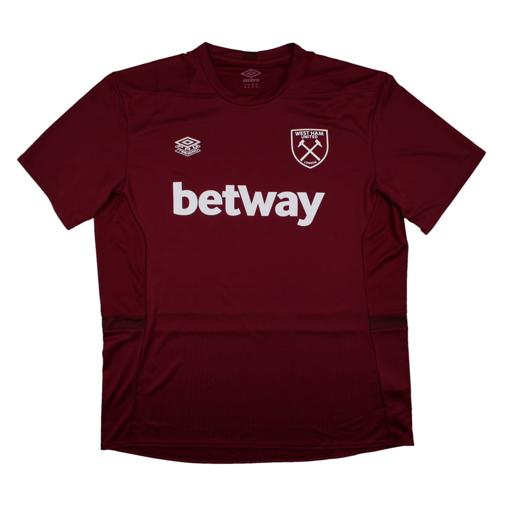 2023-2024 West Ham Training Jersey (Claret) (MOORE 6)