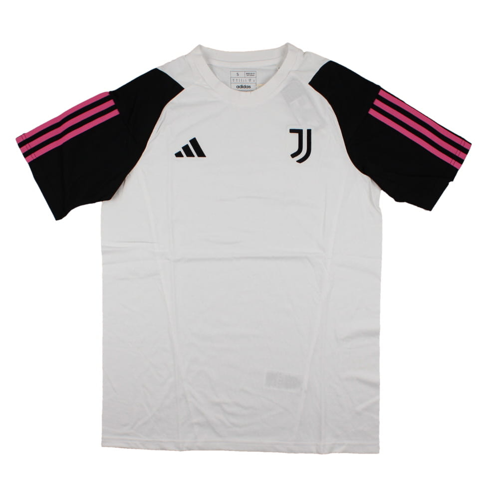 2023-2024 Juventus Cotton Tee (White) (DI MARIA 22)