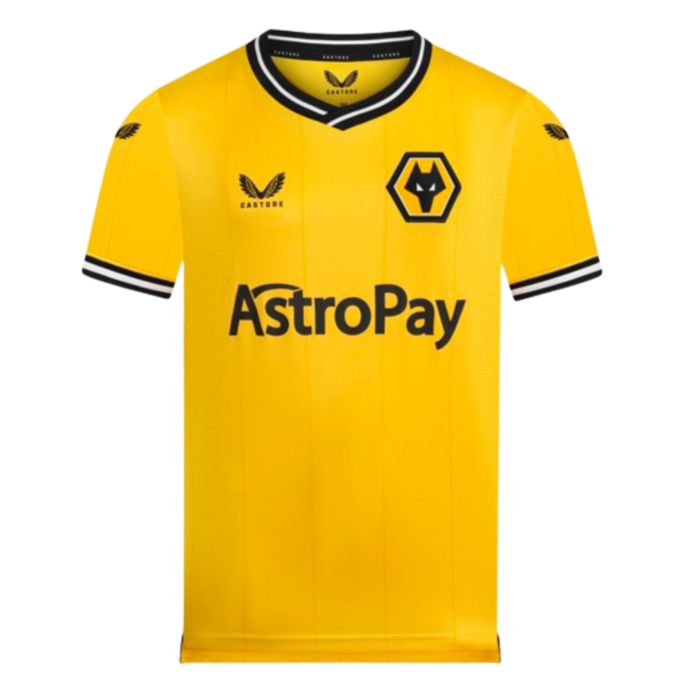 2023-2024 Wolves Home Shirt (Kids) (AIT NOURI 3)