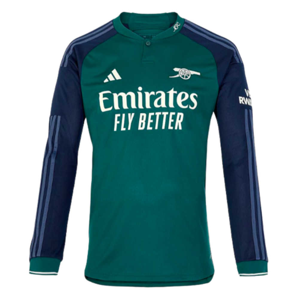 2023-2024 Arsenal Long Sleeve Third Shirt (Trossard 19)