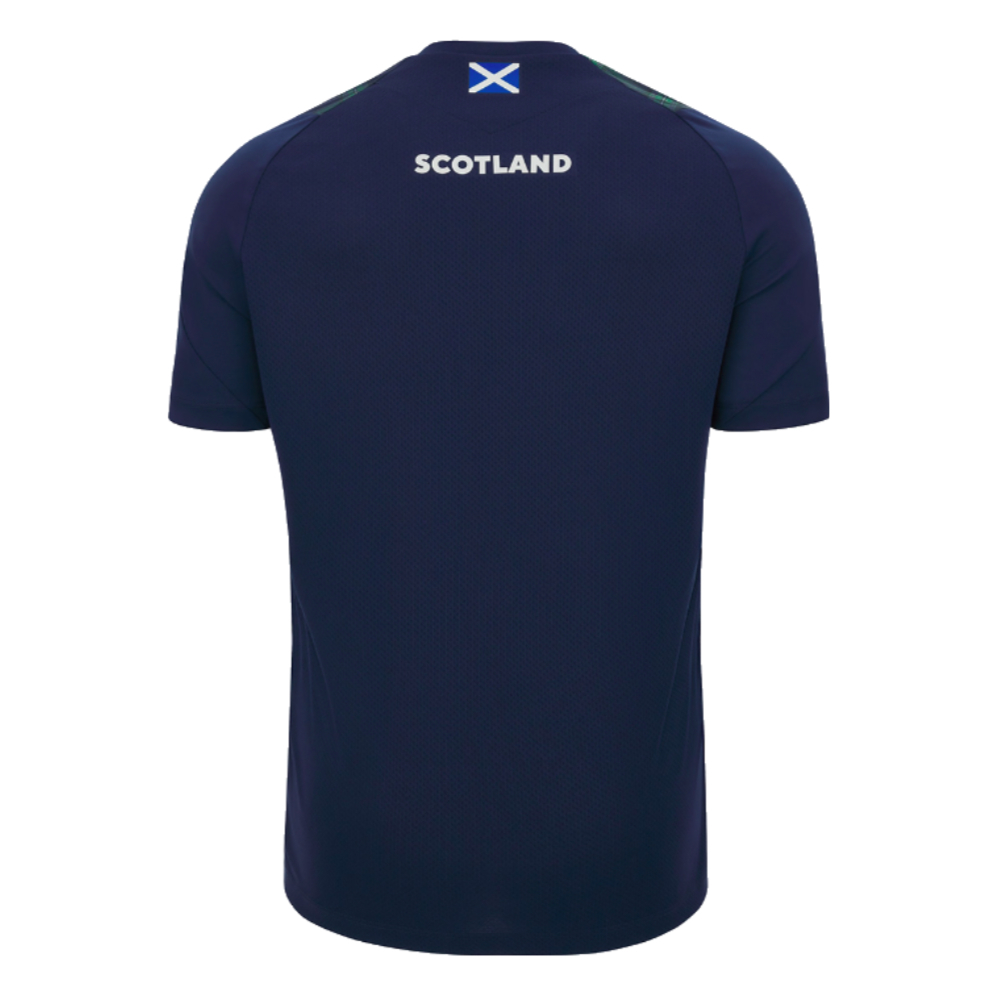 2023-2024 Scotland Rugby Gym Training Shirt (Navy) (Your Name)