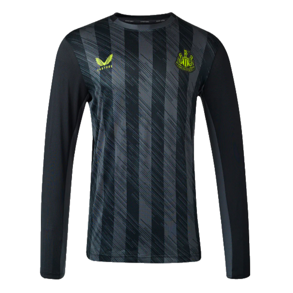 2023-2024 Newcastle Coaches Training Long Sleeve Tee (Black) (Livramento 21)