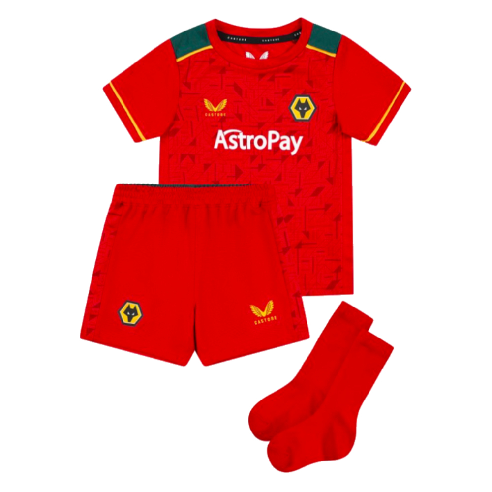 2023-2024 Wolves Away Mini Kit (Mario JR 5)