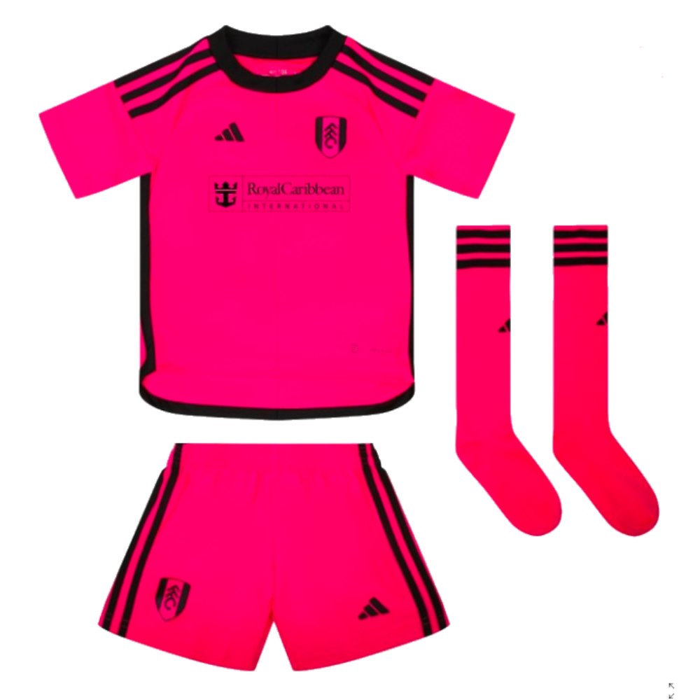 2023-2024 Fulham Away Little Boys Mini Kit (Willian 20)