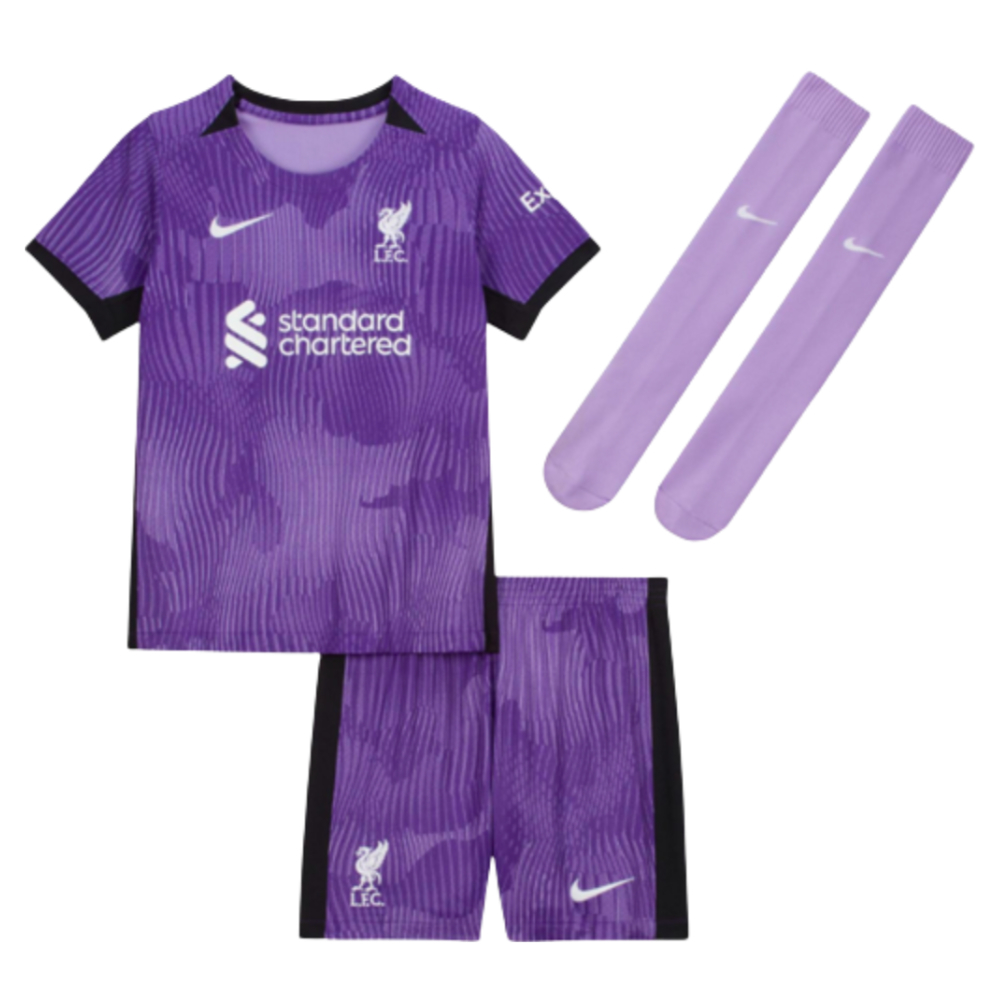 2023-2024 Liverpool Third Mini Kit (Luis Diaz 7)