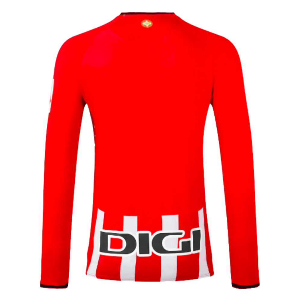 2023-2024 Athletic Bilbao Long Sleeve Home Shirt (Your Name)