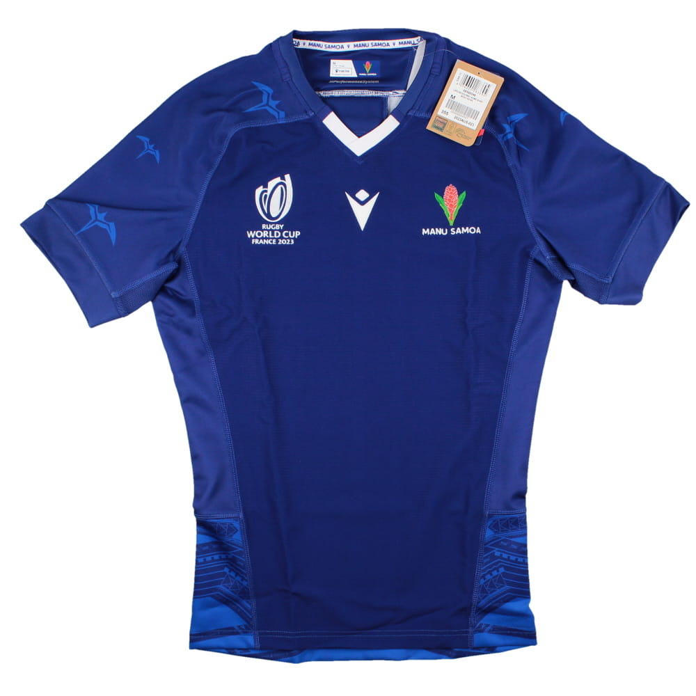 Samoa RWC 2023 Away Rugby Body Fit Shirt (Your Name)