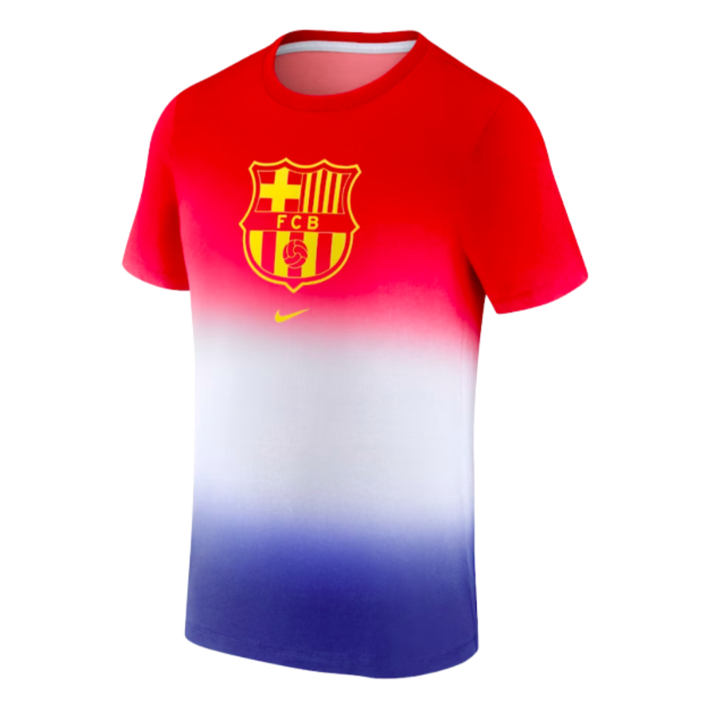 2023-2024 Barcelona Crest Tee (Blue) (Gundogan 22)