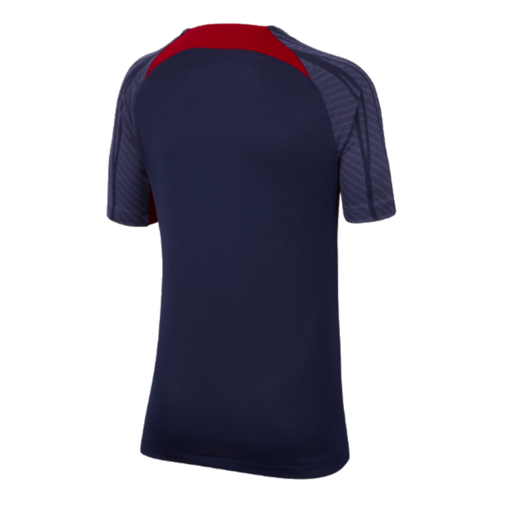 2023-2024 PSG Strike Dri-Fit Training Shirt (Navy) - Kids (Kolo Muani 23)