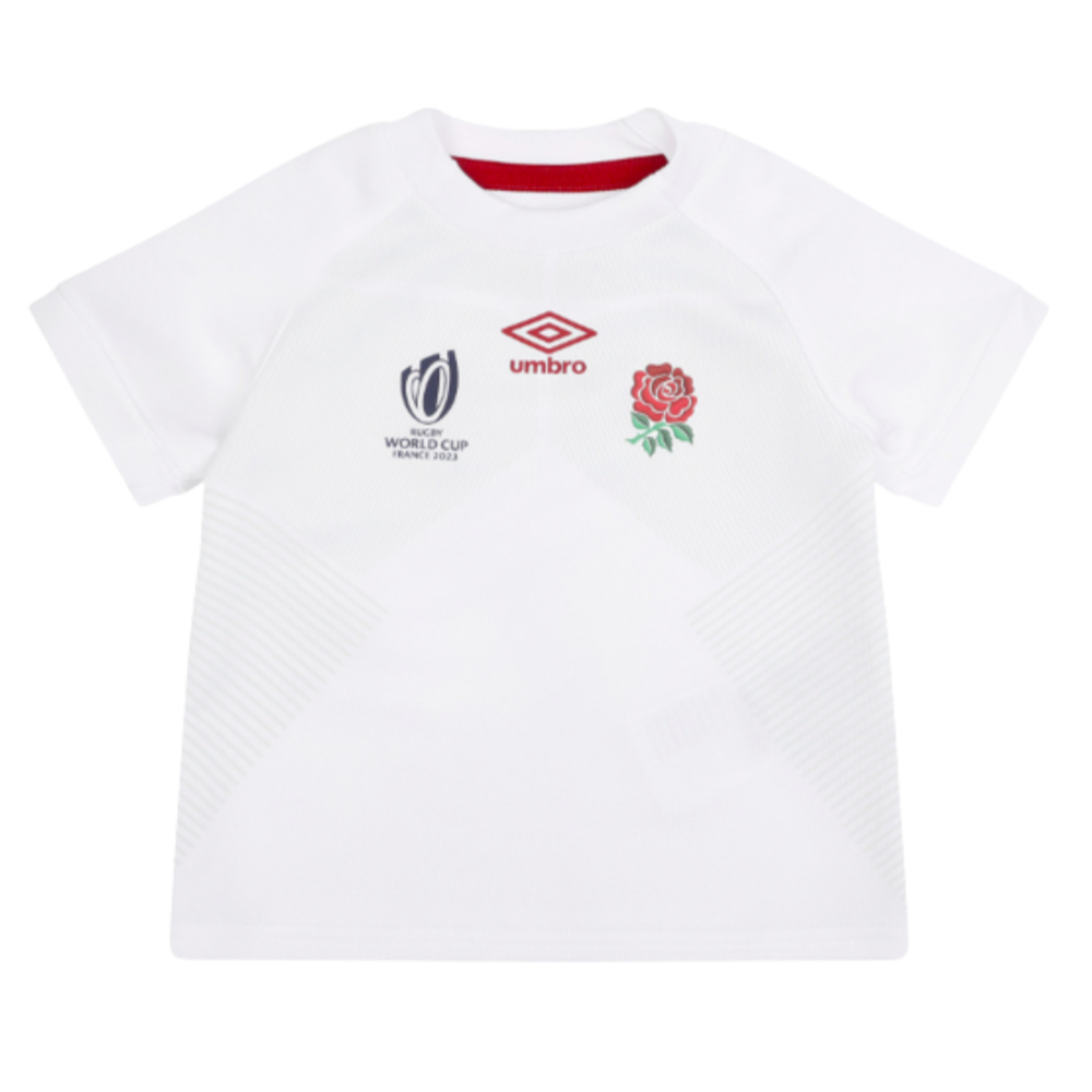 England RWC 2023 Home Replica Rugby Baby Kit (Sinckler 3)