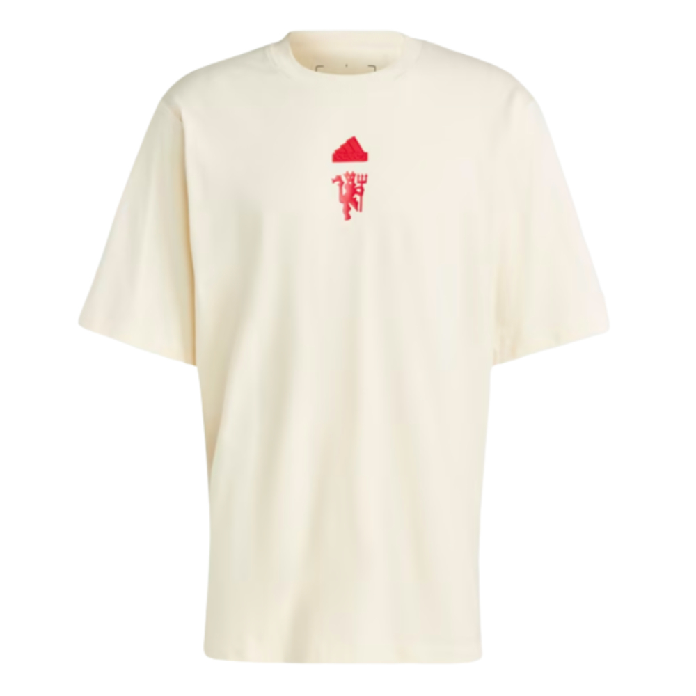 2023-2024 Man Utd Lifestyle OS Tee (White) (Charlton 9)