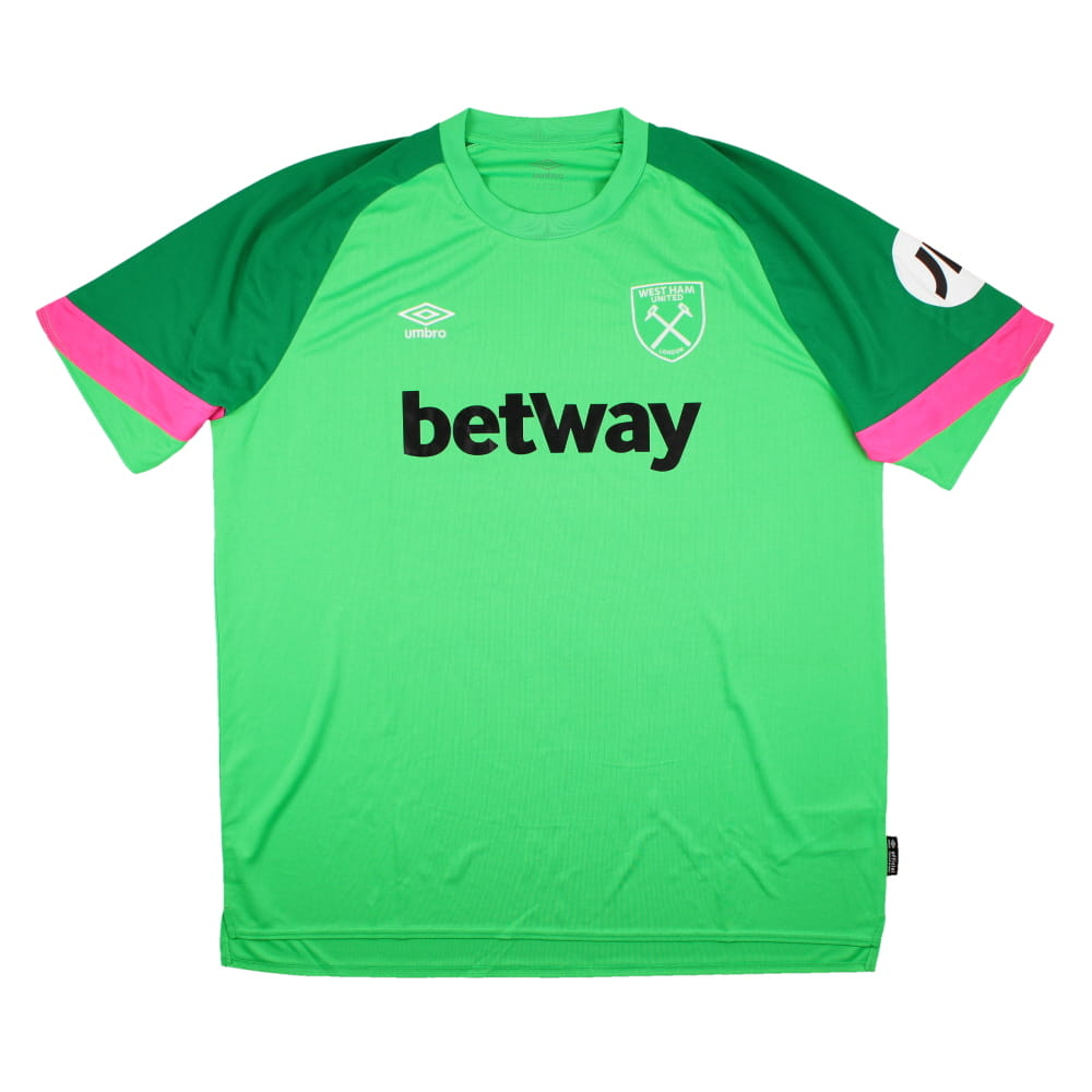 2023-2024 West Ham SS Home Goalkeeper Shirt (Green) (Fabianski 1)