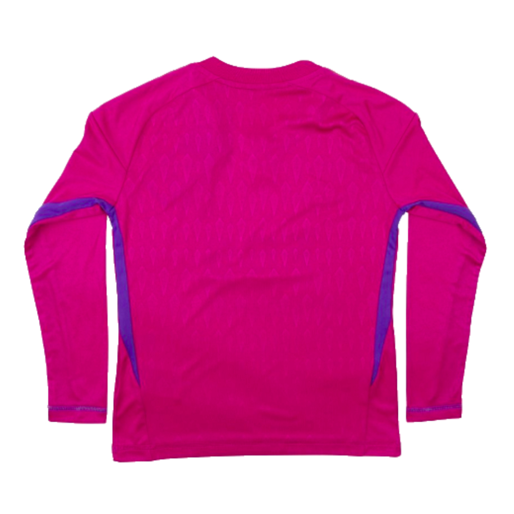 2023-2024 Leicester City Home Goalkeeper Shirt (Pink) - Kids