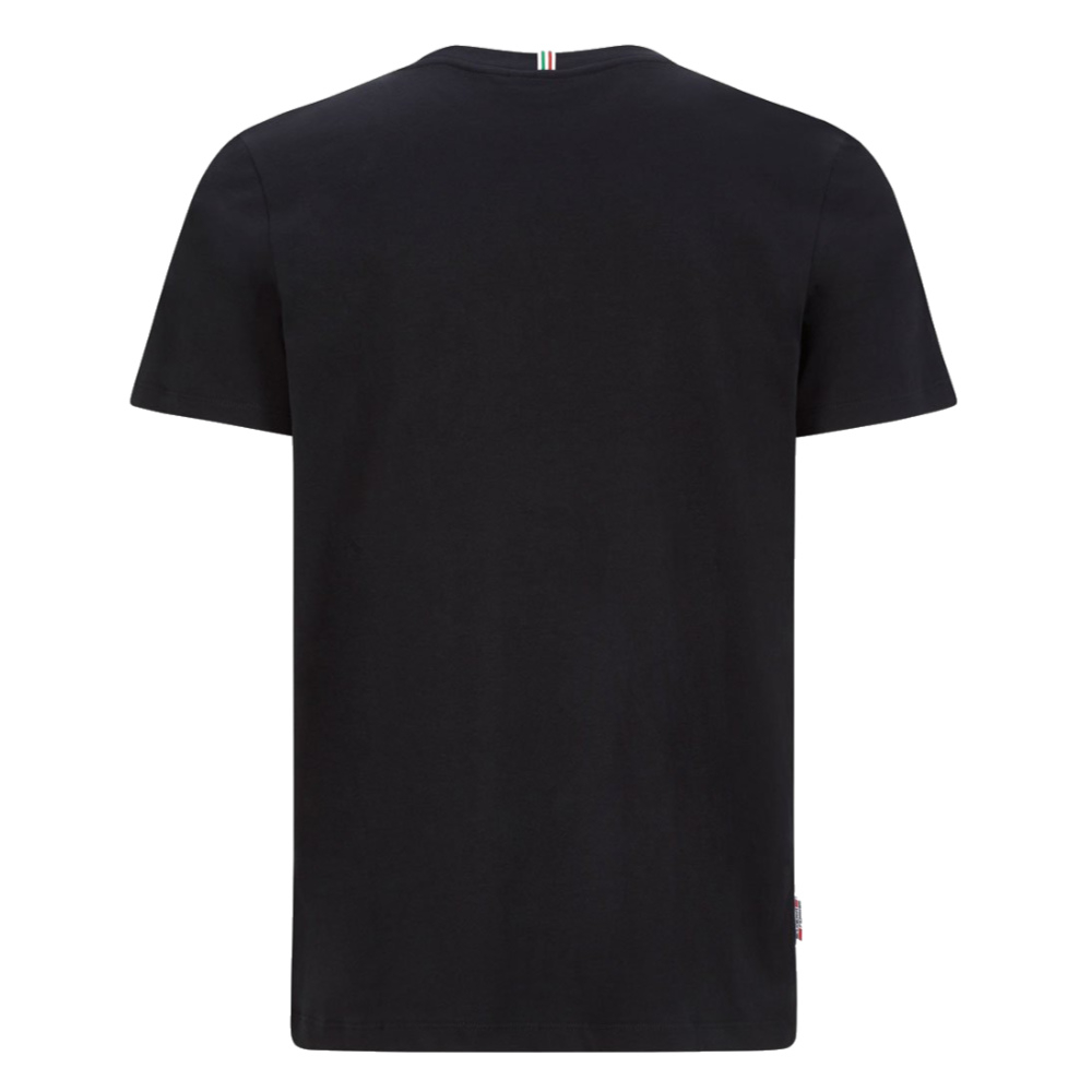 2023 Ferrari FW Mens Scuderia Logo Tee (Black)