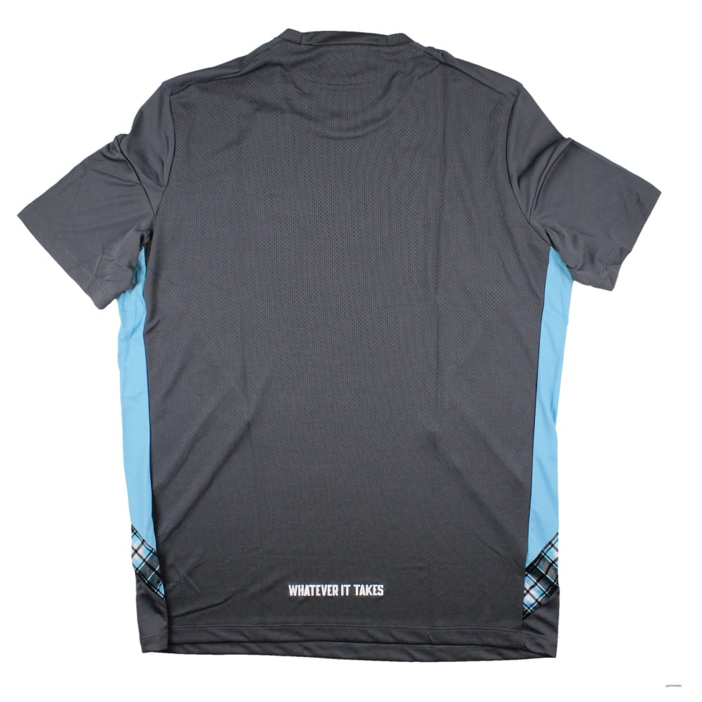 2023-2024 Glasgow Warriors Rugby Gym Training T-Shirt (Grey)
