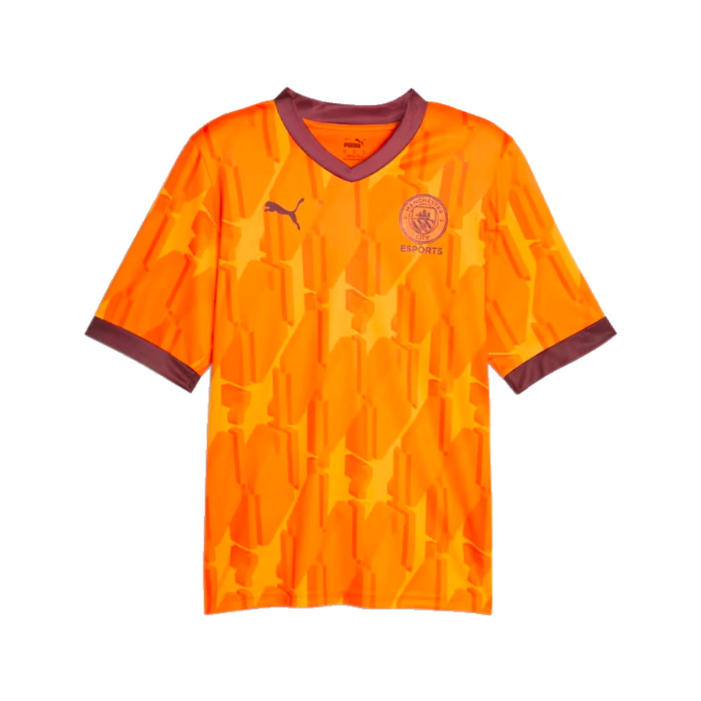 2023-2024 Manchester City eSports Jersey (Orange) (ZABALETA 5)